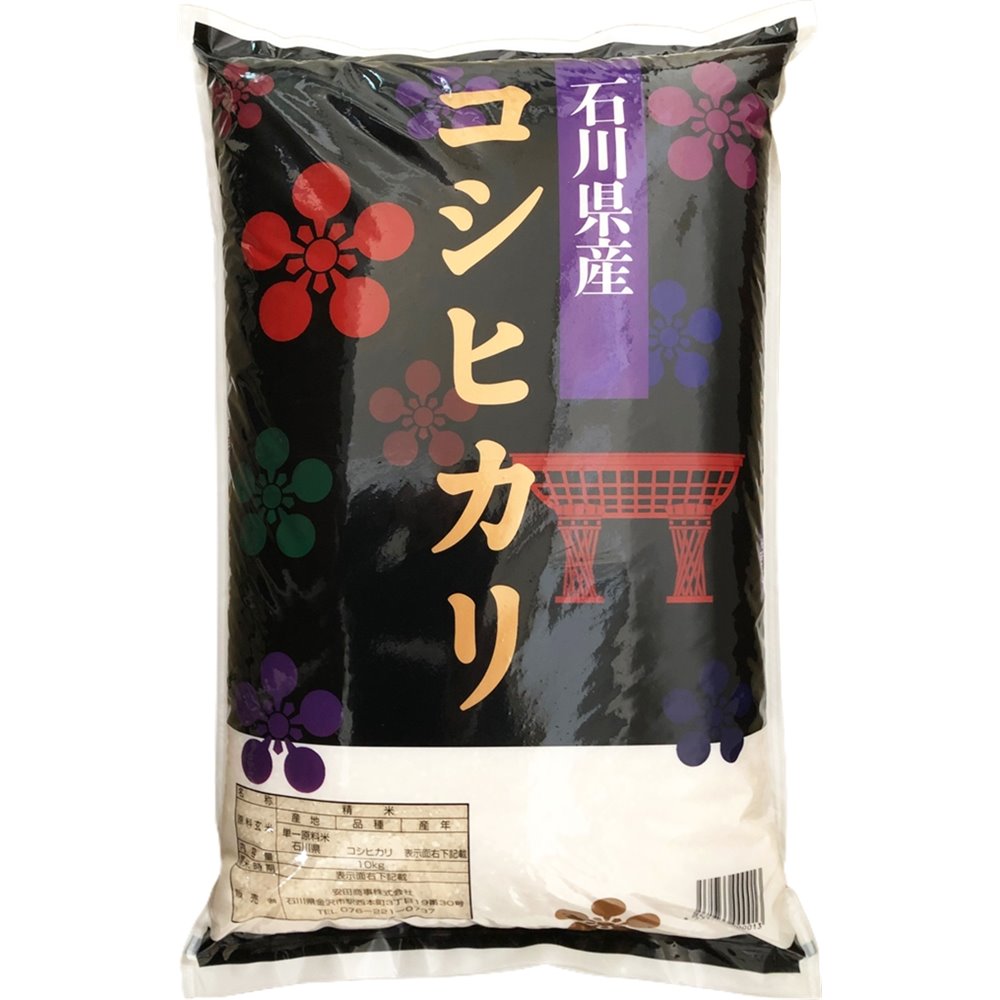 令和5年産 石川県産 コシヒカリ精米 白米 10kg