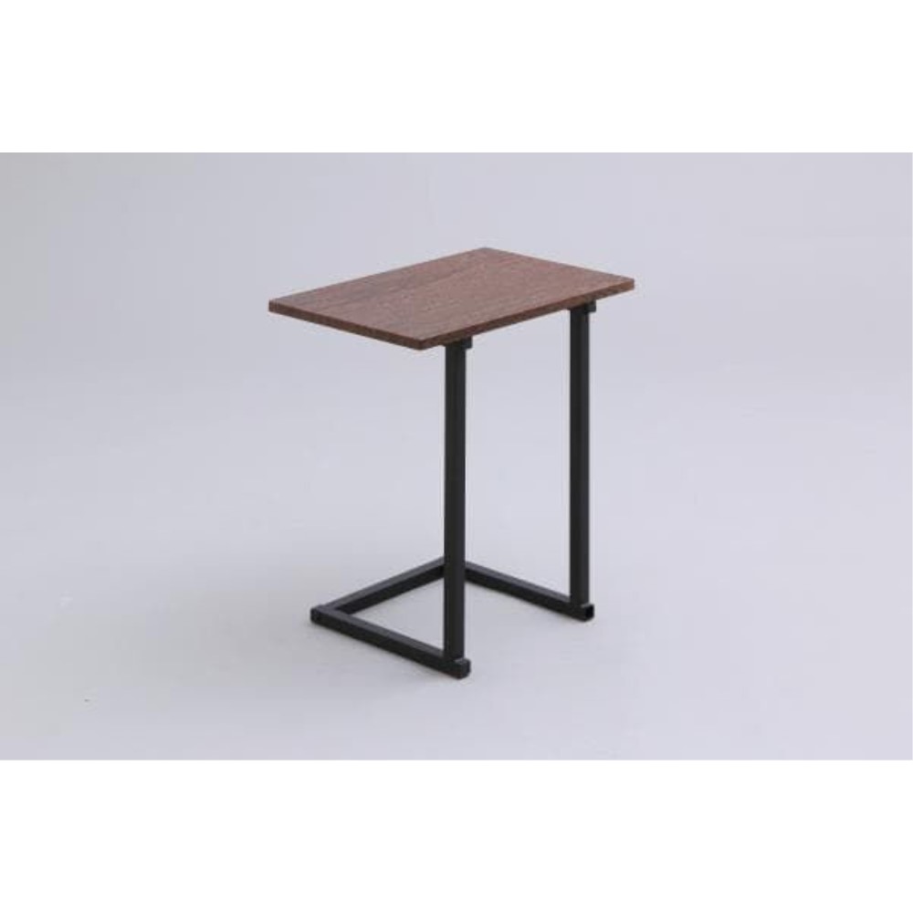 アイリスオーヤマ 【お客様組立品】サイドテーブル [ミニテーブル コンパクトテーブル 小物置き ラック 収納 ベッド横] SDT-45 ブラウンオーク/ブラック