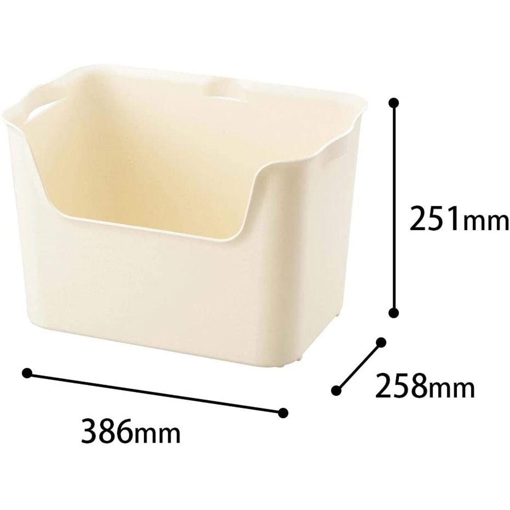 サンカ katasu(カタス) ハコ L(幅386×奥行258×高さ251mm) [収納 ケース ボックス おしゃれ インテリア]..