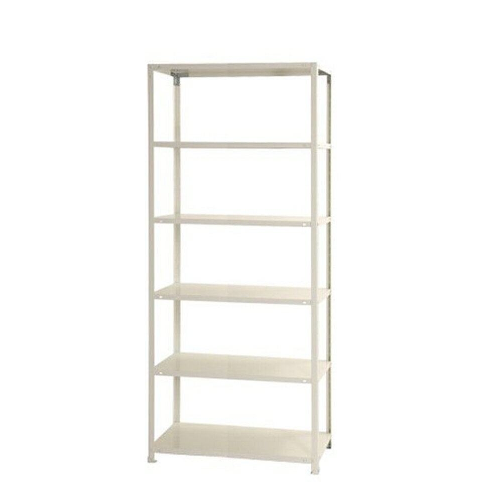 キタジマ スチールラック スマートラック 白 6段【北海道・沖縄・離島配送不可】【時間帯指定不可】【..