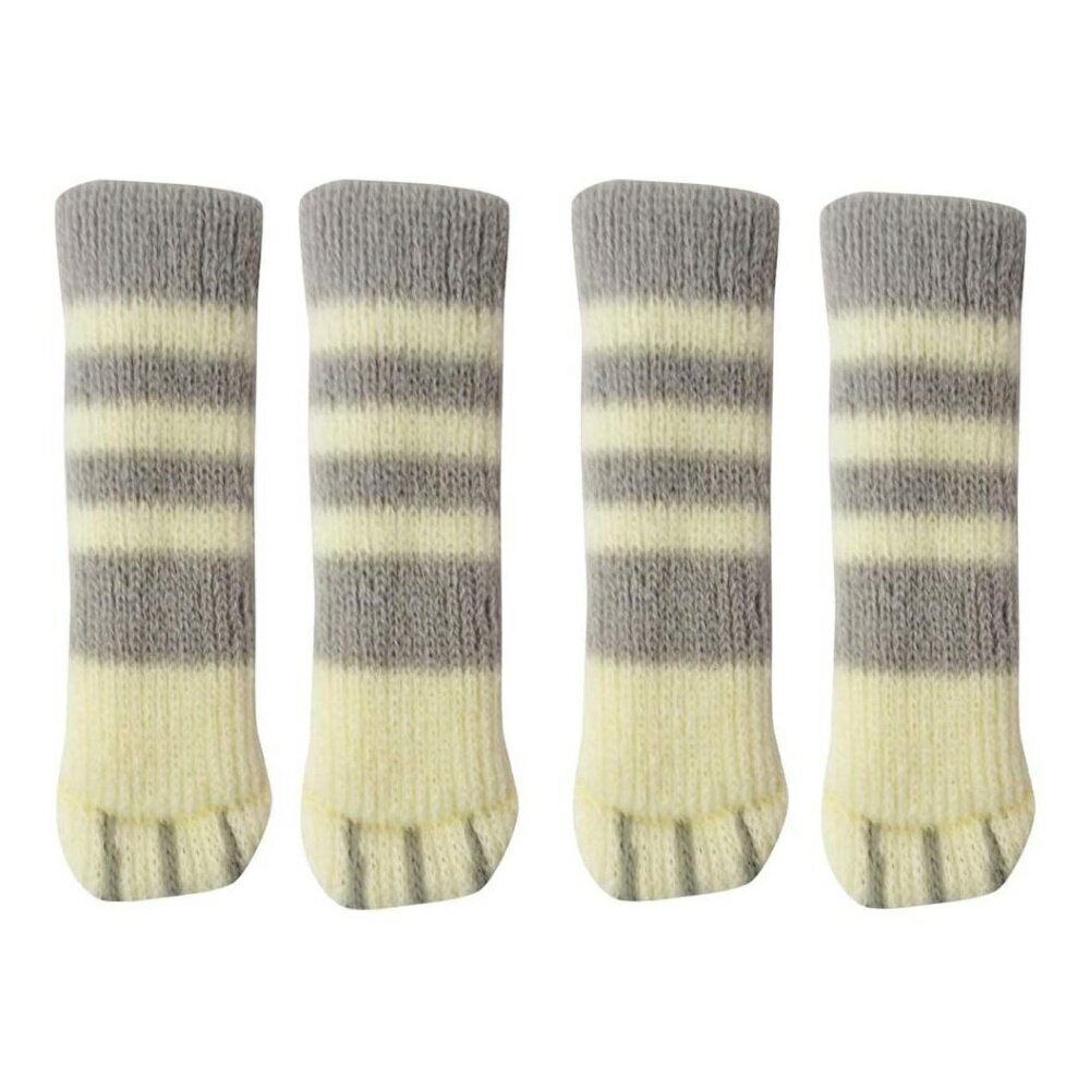 東洋ケース ねこあしのチェアソックス 4足入 [イス 椅子 脚カバー 騒音 傷防止] CSK-NA-03(さばとら)