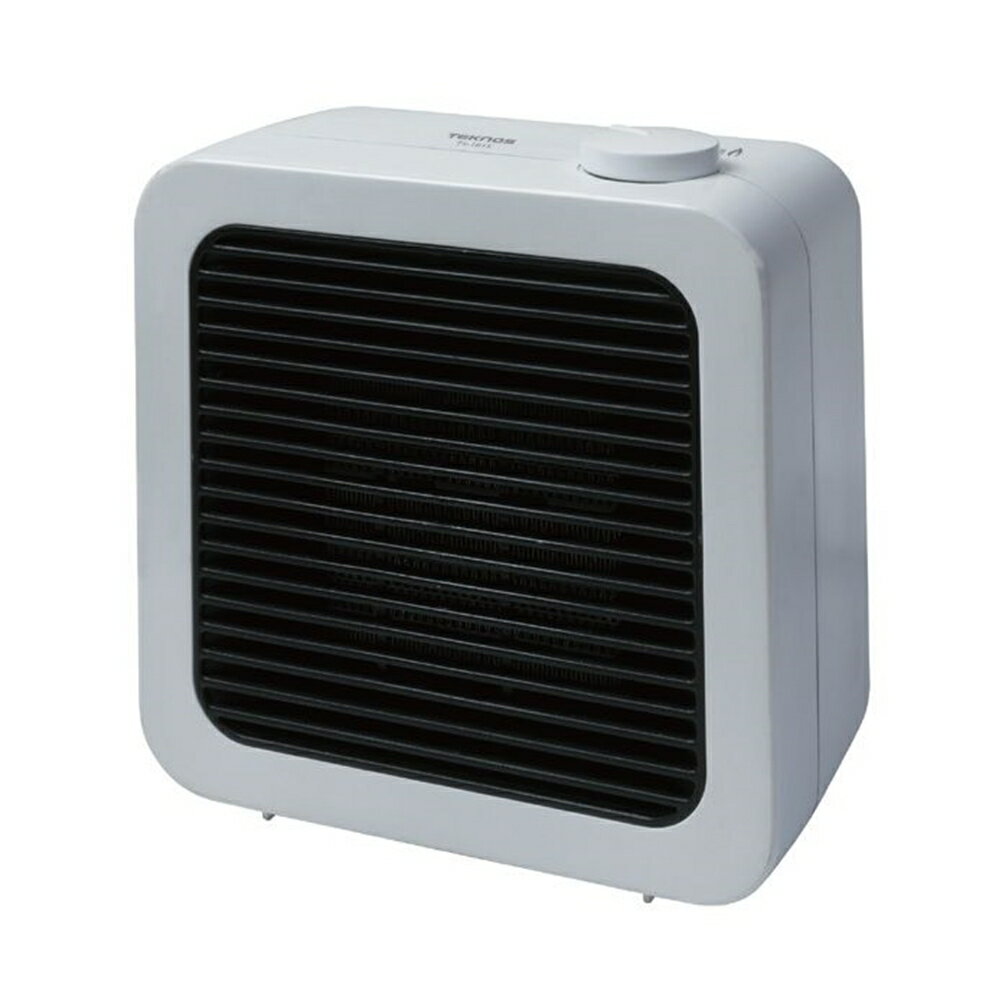 TEKNOS テクノス ミニセラミックファンヒーター1000W ホワイト [暖房 暖かい 足元 温風] TS-101S