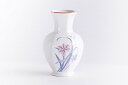 花立 墓 お墓 花立て 仏具 陶器 花瓶 2本組 セット 花柄六角 5寸 百合 サイズ約 (cm) 高さ15 神棚 神具 仏具 盆提灯 やまこう 山幸