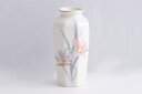 花立 墓 お墓 花立て 仏具 陶器 花瓶 磁器 花柄 八角 ヒノデラン 5寸 神棚 神具 仏具 盆提灯 やまこう 山幸