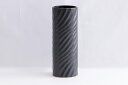 花立 墓 お墓 花立て 仏具 陶器 花瓶 単品 投入 黒 無地 ねじり 神棚 神具 仏具 盆提灯 やまこう 山幸