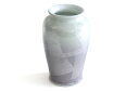 花立 墓 お墓 花立て 仏具 陶器 花瓶 単品 パール仕上げ パープル 6寸 サイズ 約(cm) 高さ18 神棚 神具 仏具 盆提灯 やまこう 山幸