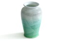 花立 墓 お墓 花立て 仏具 陶器 花瓶 単品 パール仕上げ グリーン 6寸 サイズ 約(cm) 高さ18 神棚 神具 仏具 盆提灯 やまこう 山幸