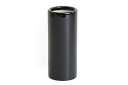 花立 墓 お墓 花立て 仏具 陶器 花瓶 単品 投入 寸胴 黒 無地 7寸 サイズ 約(cm) 高さ21 (代引き決済不可商品) 神棚 神具 仏具 盆提灯 やま...