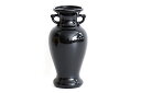 花立 墓 お墓 花立て 仏具 陶器 花瓶 単品 サギ 黒 無地 7寸 サイズ 約(cm) 高さ21 神棚 神具 仏具 盆提灯 やまこう 山幸