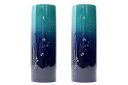 花立 墓 お墓 花立て 仏具 陶器 花瓶 2本組 セット 投入 光明 8寸 九谷焼 サイズ 約(cm) 高さ24.5 神棚 神具 仏具 盆提灯 やまこう 山幸