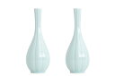 花立 墓 お墓 花立て 仏具 陶器 花瓶 2本組 セット 鶴首仕様 細口 7号 サイズ 約(cm) 高さ19 神棚 神具 仏具 盆提灯 やまこう 山幸