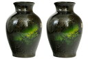 花立 墓 お墓 花立て 仏具 陶器 花瓶2本組 セット 吹き 8寸 サイズ 約(cm) 高さ24 やまこう 山幸