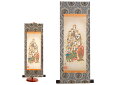 掛軸 十三佛 モダン掛け軸 曹洞宗 専用スタンド付き (大) 高さ75cm 神棚 神具 仏具 盆提灯 やまこう 山幸