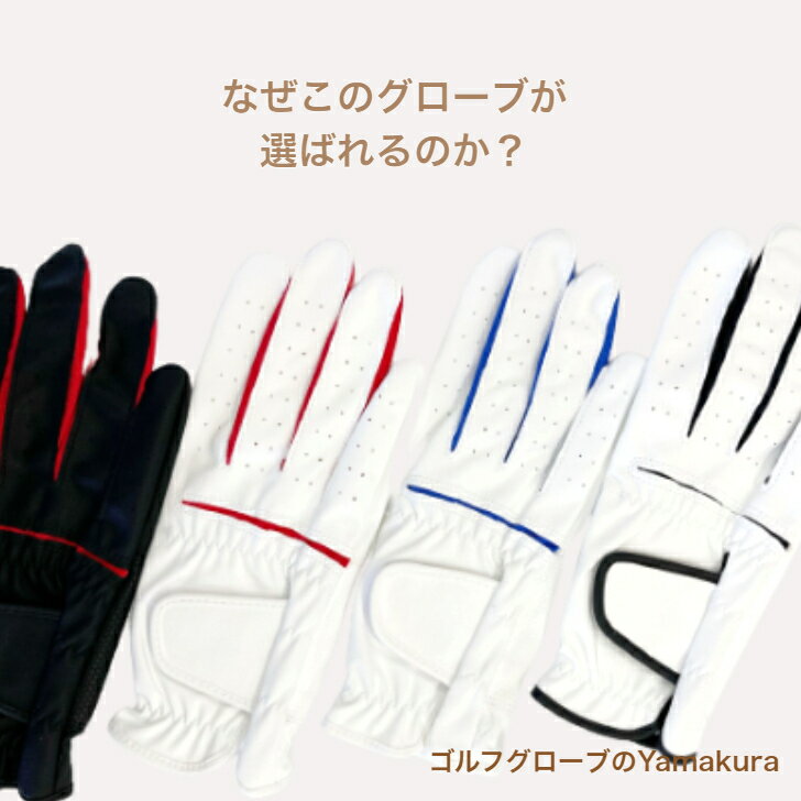 【楽天スーパーセール】 メンズ 合成皮革 ゴルフグローブ 右手着用 左利き用 WH/BK WH/BLUEWH/RED BK/REDS 21-22cm M 23-24cm L 25-26cm 練習用の手袋ならこれがおススメ シンプルな無印デザイ…