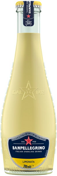 サンペレグリノ　イタリアンスパークリング　リモナータ（レモン）200ml瓶×24本入