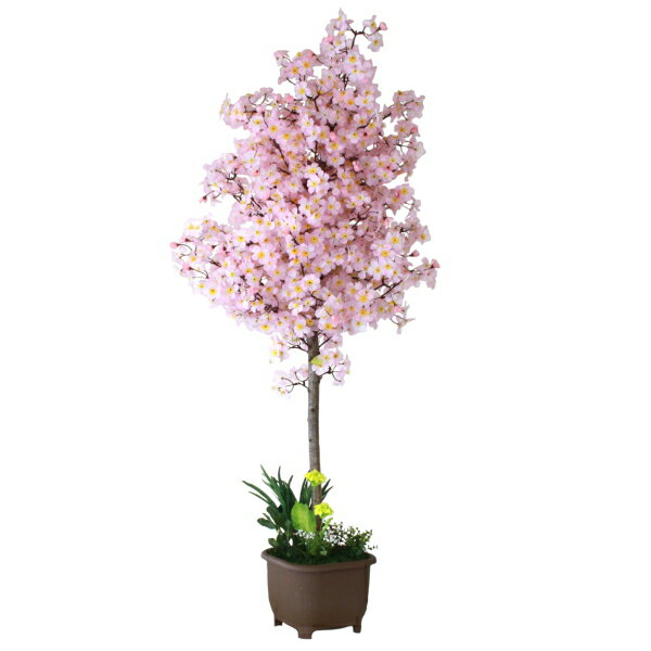 造花 インテリア 桜 木 ピンク色の桜の鉢植え 特大 160cm さくら 観葉植物 CT触媒 光触媒 フラワーアレンジメント snb シルクフラワー アレンジ おうち花見 インドア花見