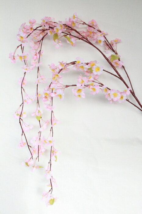 桜 造花 しだれ桜の大枝 150cm 桜 枝 さくら 木 造花 FLS-0669 ディスプレイ おうち花見 インドア花見