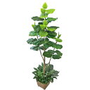 造花 インテリア 人工観葉植物 大型 ウンベラータ 150cm フェイクグリーン CT触媒 光触媒 snb bgr