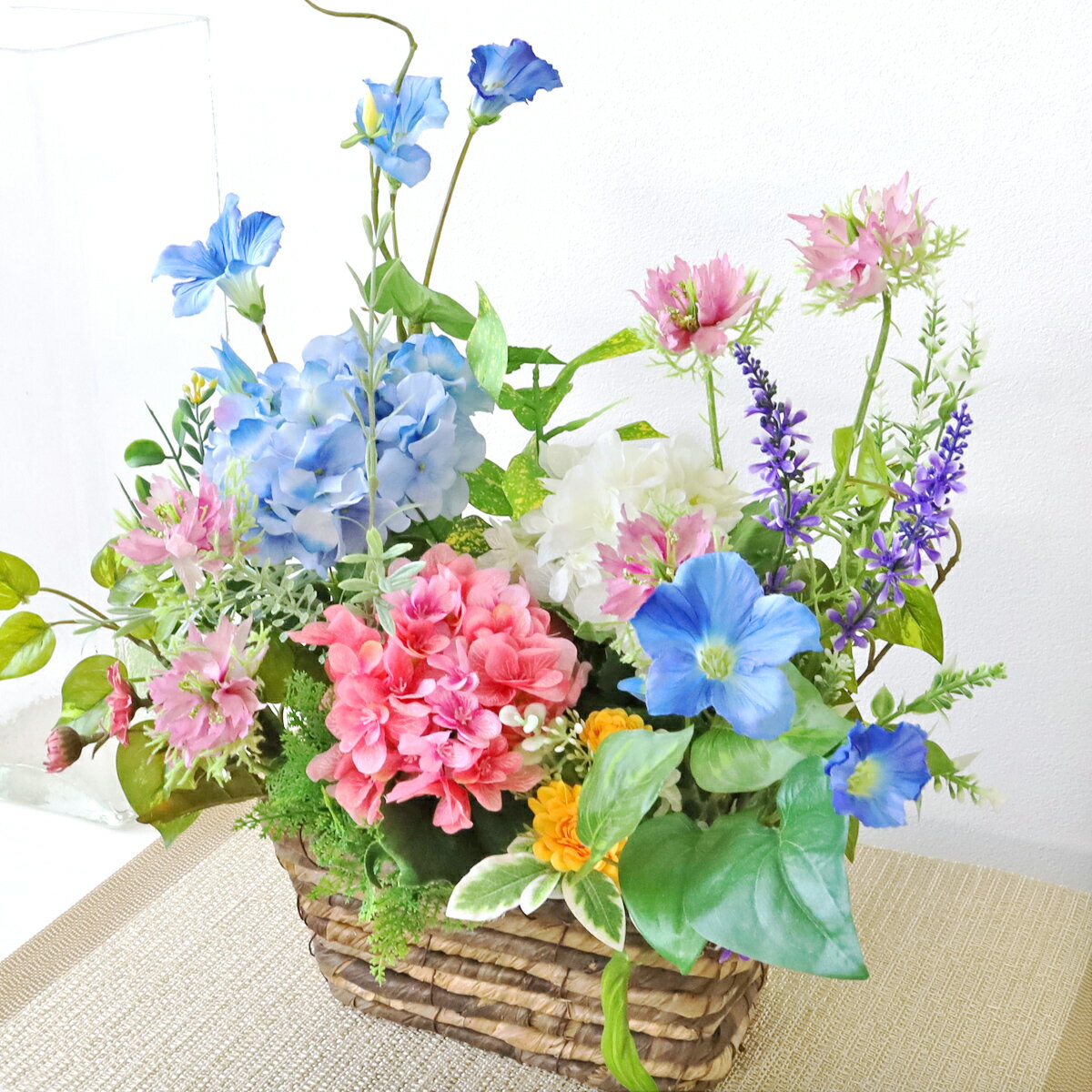 楽天市場】紫陽花 バスケットの通販