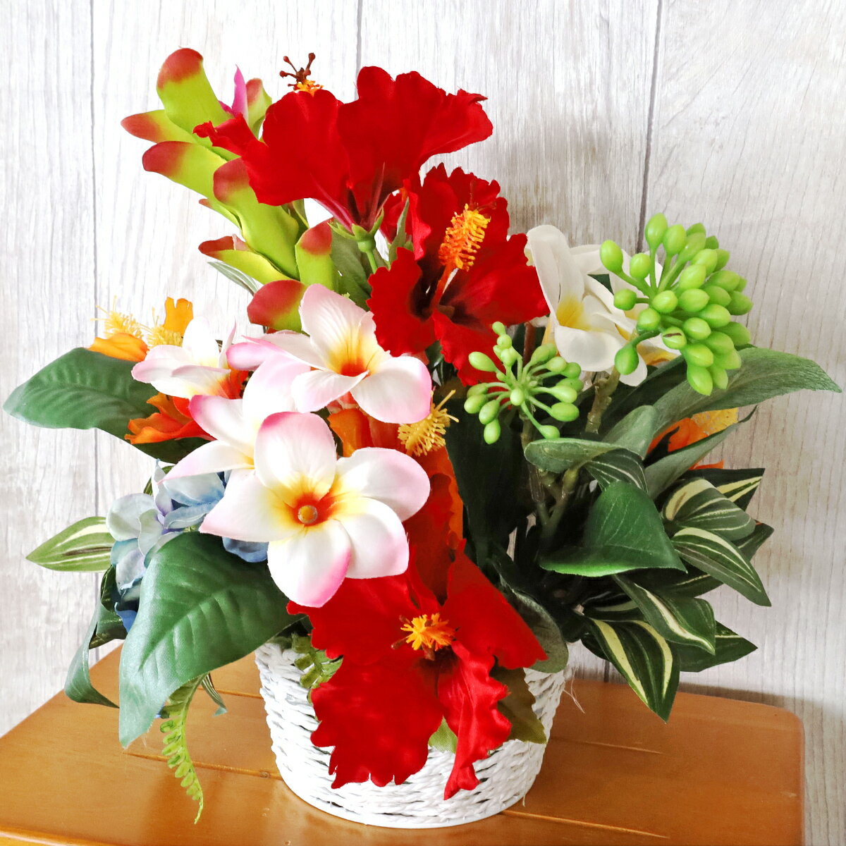 楽天市場】造花 カゴの通販