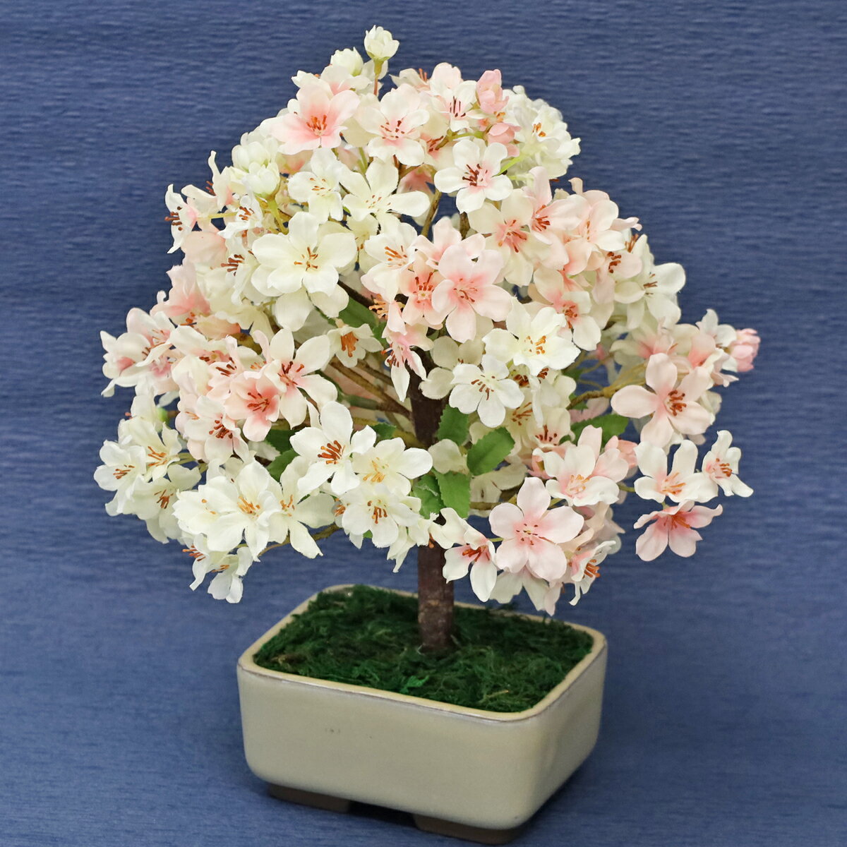 造花 山王桜の盆栽仕立てアレンジ シルクフラワー 桜 サクラ さくら 春 CT触媒 光触媒 フラワーアレンジメント インテリア arg
