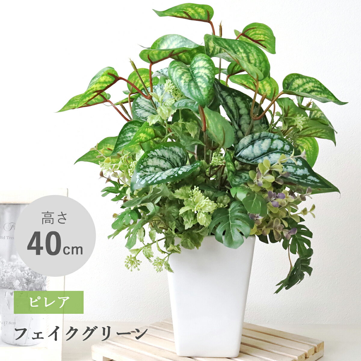 楽天市場】フェイクグリーン 40cmの通販