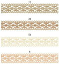 東京リボン レース・オーガニックコットン251 約16mm×3m リボン 贈答 ギフト プレゼント ラッピング用品 花束 アレンジメント 生花 造花 装飾