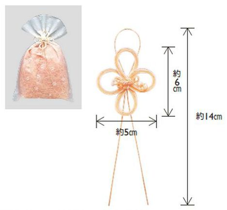 東京リボン ルーレ・フラワー 約5×14cm・30個入 ギフト プレゼント ラッピング用品 花束 アレンジメント 生花 造花 装飾 手芸