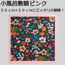 【日本製】小風呂敷額縁 高級 カラータイプ ピンク(桃色) 正方形(500mm×500mm) 木製 フレーム 小風呂敷額
