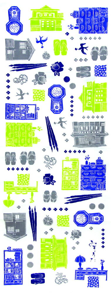 【手ぬぐい】【プレーリードッグみすずうた】金子みすず手ぬぐい「茶棚」メール便対応