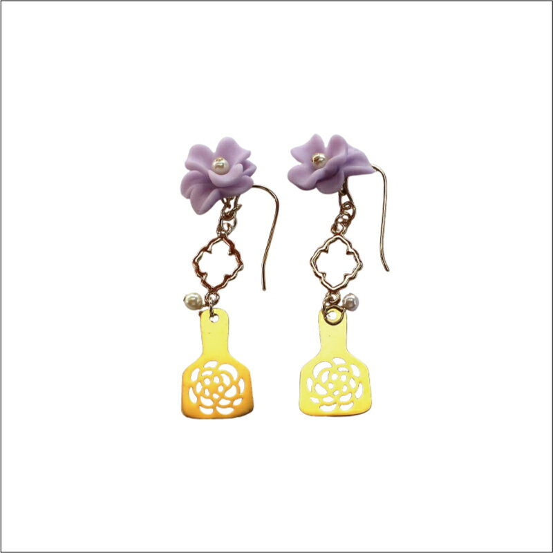 Rakuten - 【イヤリング・ピアス フラワー】よさこい ソーラン アクセサリー 鳴子 ハンドメイド