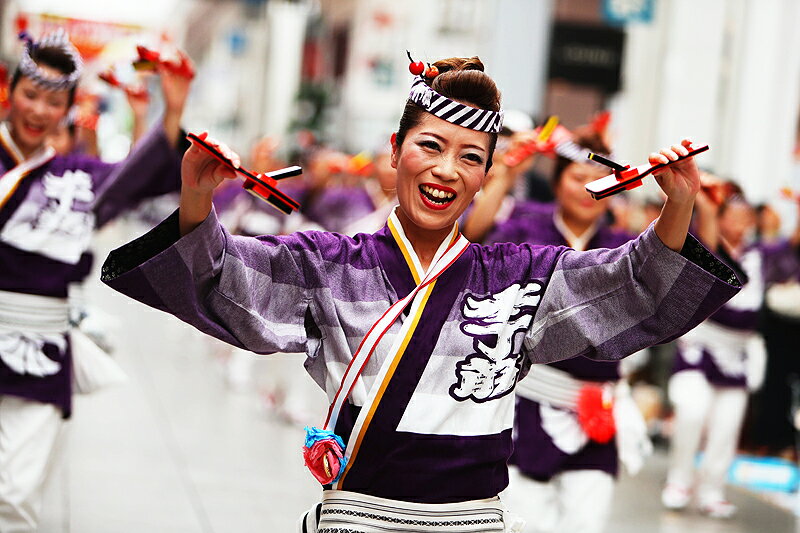 【レギュラー鳴子(2本1組) 定番色】 よさこい鳴子 よさこい祭り 土佐ひのき 国産 体育祭 文化祭 運動会 応援 ソーラン祭り 3