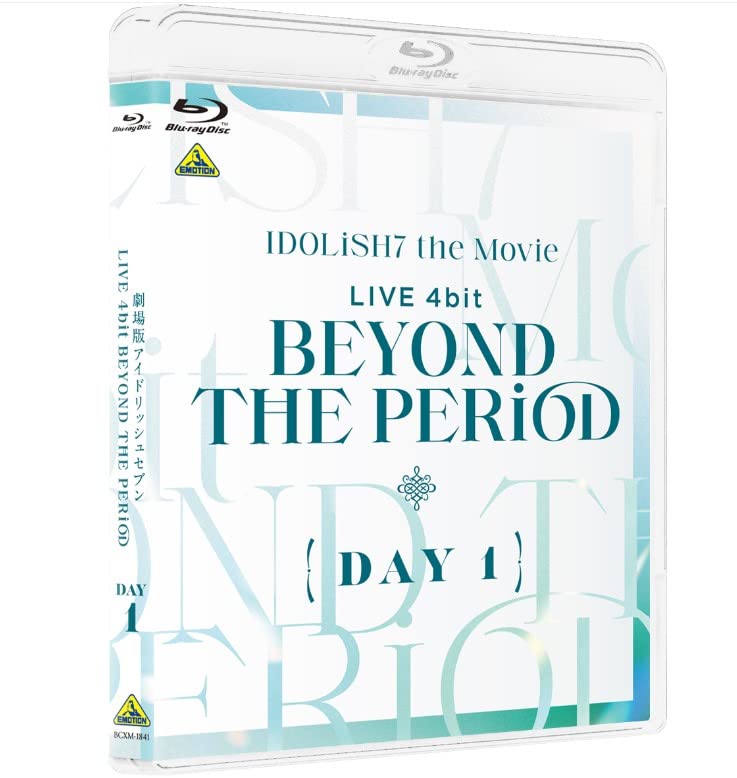 商品情報 商品の説明 劇場版 アイドリッシュセブン 劇場限定版 Blu-ray Disc DAY1 『 LIVE 4bit BEYOND THE PERiOD 』ムビナナ アイナナ 本編映像【収録内容】・劇場版アイドリッシュセブン LIVE 4bit BEYOND THE PERiOD DAY 1 本編映像※映像特典の収録はございません【封入特典】・LIVE 4bit BEYOND THE PERiOD開催記念レプリカチケット DAY 1BCXM-1841／ドルビーTrueHD（5.1ch）・リニアPCM（ステレオ）／AVC／BD50G／16:9 1080p High Definition 主な仕様 劇場版 アイドリッシュセブン 劇場限定版 DAY1 LIVE 4bit BEYOND THE PERiOD ムビナナ アイナナ 本編映像 収録内容：劇場版アイドリッシュセブン LIVE 4bit BEYOND THE PERiOD DAY 1 本編映像 ※映像特典の収録はございません 封入特典：LIVE 4bit BEYOND THE PERiOD開催記念レプリカチケット DAY 1 劇場限定版Blu-ray Disc