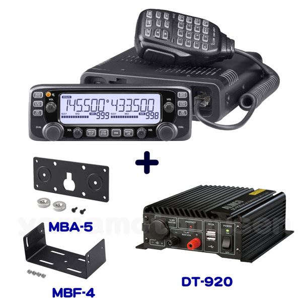 アイコム(ICOM) IC-2730 20w +MBA-5+MBF-4+DT-920セット