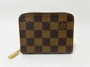 LOUIS VUITTON ルイヴィトン ダミエ ジッピーコインパース 財布 ファスナー 小銭入れ N63070 新品同様【中古】