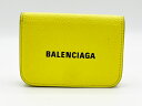 BALENCIAGA oVAK CASH MINI WALLET LbV ~jEHbg 3܂ z U[ CG[ 593813 yÁz