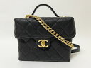 CHANEL Vl OChJ[tXL LrAXL }gbZ tbv V_[obO nhobO 2WAY `F[ ubN S[h VAv[g iyÁz