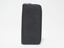 LOUISVUITTONルイヴィトンエピジッピー・ウォレットウ゛ェルティカルメンズファスナー財布ブラックM60965美品【中古】