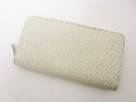 LOUISVUITTONルイヴィトンエピラインジッピーウォレットファスナー長財布イヴォワールホワイトM6007J【中古】