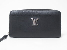 LOUISVUITTONルイヴィトンカーフレザージッピー・ロックミーファスナー財布ブラックメンズM62622美品【中古】