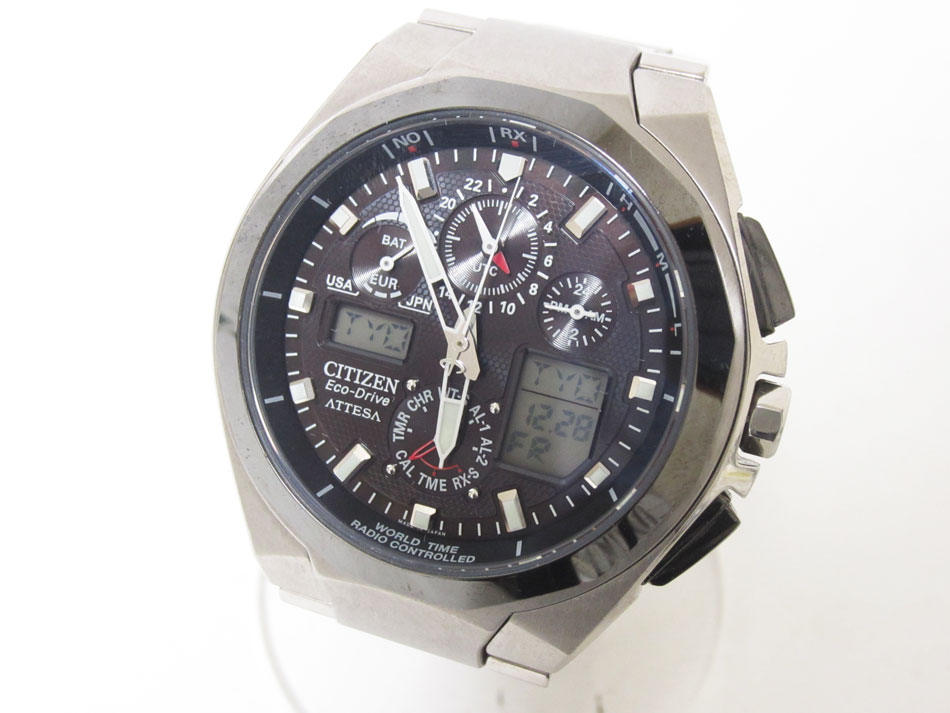 CITIZEN シチズン アテッサ eco-drive エコドライブ メンズウォッチ 電波 腕時計  ...