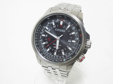 CITIZEN シチズン PROMASTER プロマスター エコドライブ ナイトホーク メンズウォッチ 腕時計 GMT B877-R005651 【中古】