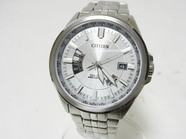 CITIZENシチズンEco-Driveエコドライブメンズウォッチ腕時計ソーラー電波H145-S073545【中古】