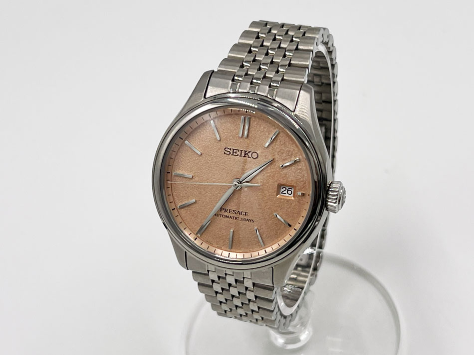 Kinetic Auto Relay - SEIKO セイコー Presage プレサージュ メンズウォッチ 腕時計 自動巻き AUTOMATIC Classic Series クラシックシリーズ SARX125 6R55-00H0 美品【中古】