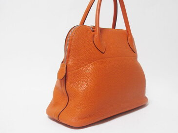HERMES エルメス ボリード31 トートバッグ ショルダーバッグ ショルダーストラップ 2WAY トリヨンクレマンス オレンジ O刻印 美品【中古】