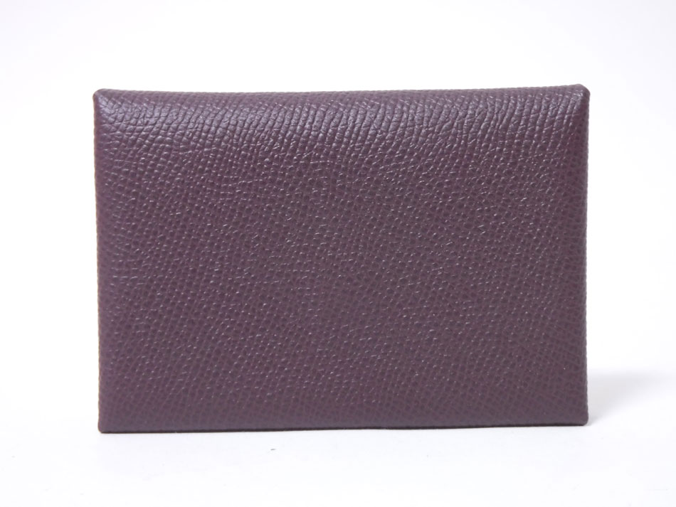 HERMES エルメス カルヴィ デュオ ヴェルソ コインケース カードケース エプソン ルージュセリエ フランボワーズ Z刻印 未使用品【中古】のサムネイル