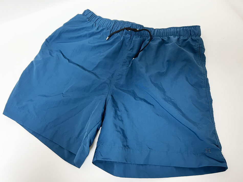HERMES エルメス メンズ スイムウェア 水着 ハーフパンツ ブルー ナイロン ポリウレタン Mサイズ 美品【中古】のサムネイル