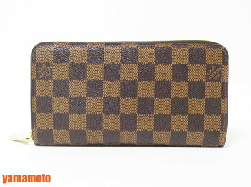 LOUIS VUITTON ルイヴィトン ダミエ ジッピーウォレット　ファスナー財布 長財布 N60015 美品 【中古】