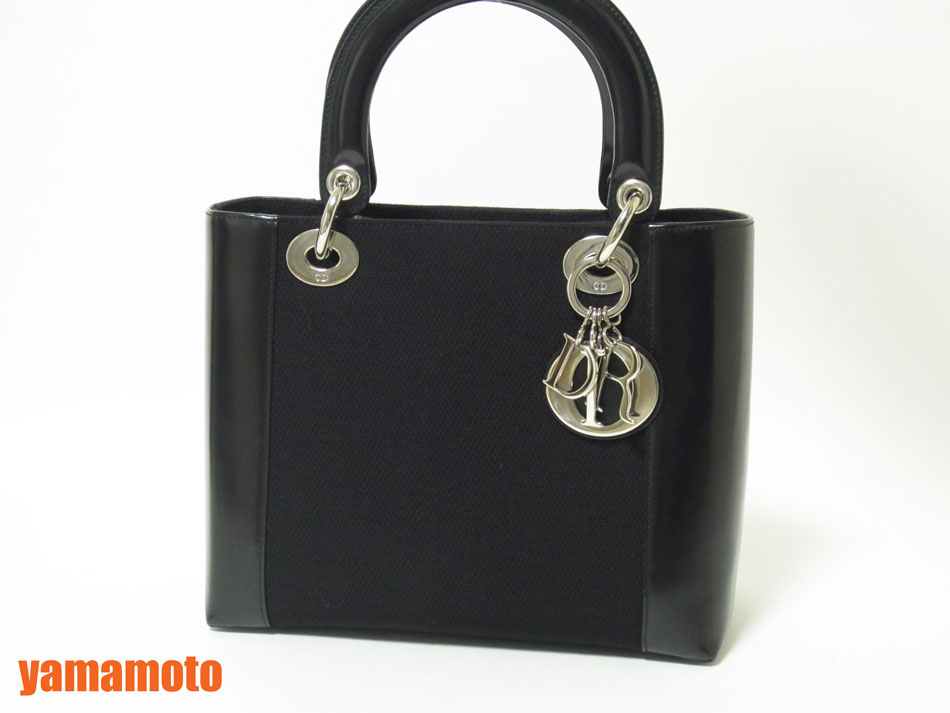 Christian Dior クリスチャン ディオール レディディオール ハンドバッグ ストラップ付き 2WAYバッグ ショルダーバッグ カーフ メッシュ 美品 【中古】のサムネイル