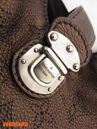 LOUISVUITTONルイヴィトンマヒナマヒナLショルダーバッグパンチングレザーブロンズモルドレM95766【中古】